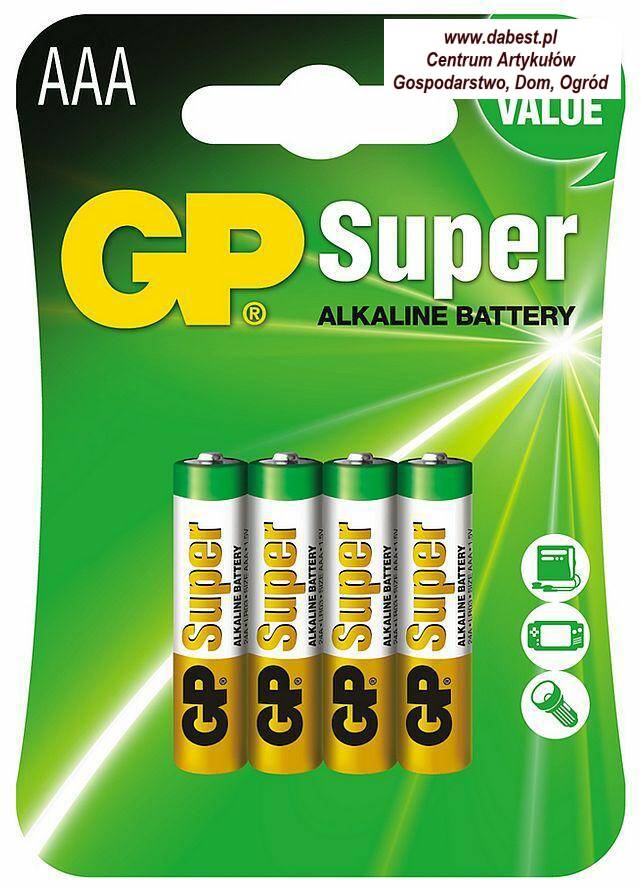 Bateria alkaiczna Super GP LR03 -