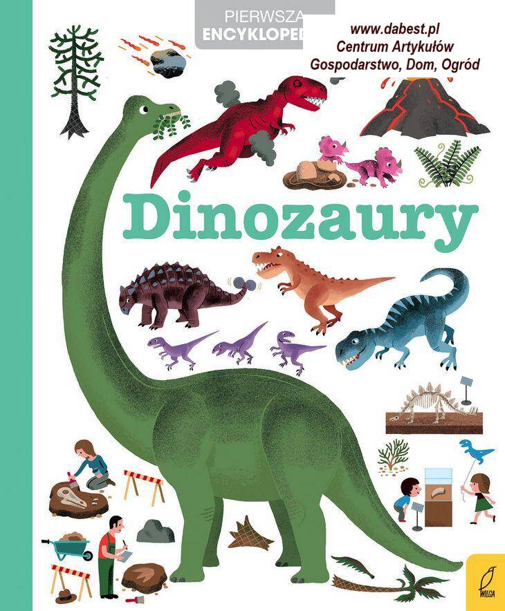 Książka Pierwsza encyklopedia Dinozaury,