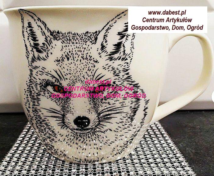 AM-WILD Kubek 550ml porcelanowy FOX/LIS,