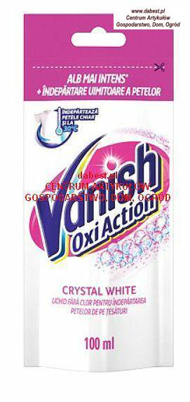 Płyn Vanish 100ml saszetka krystal. biel