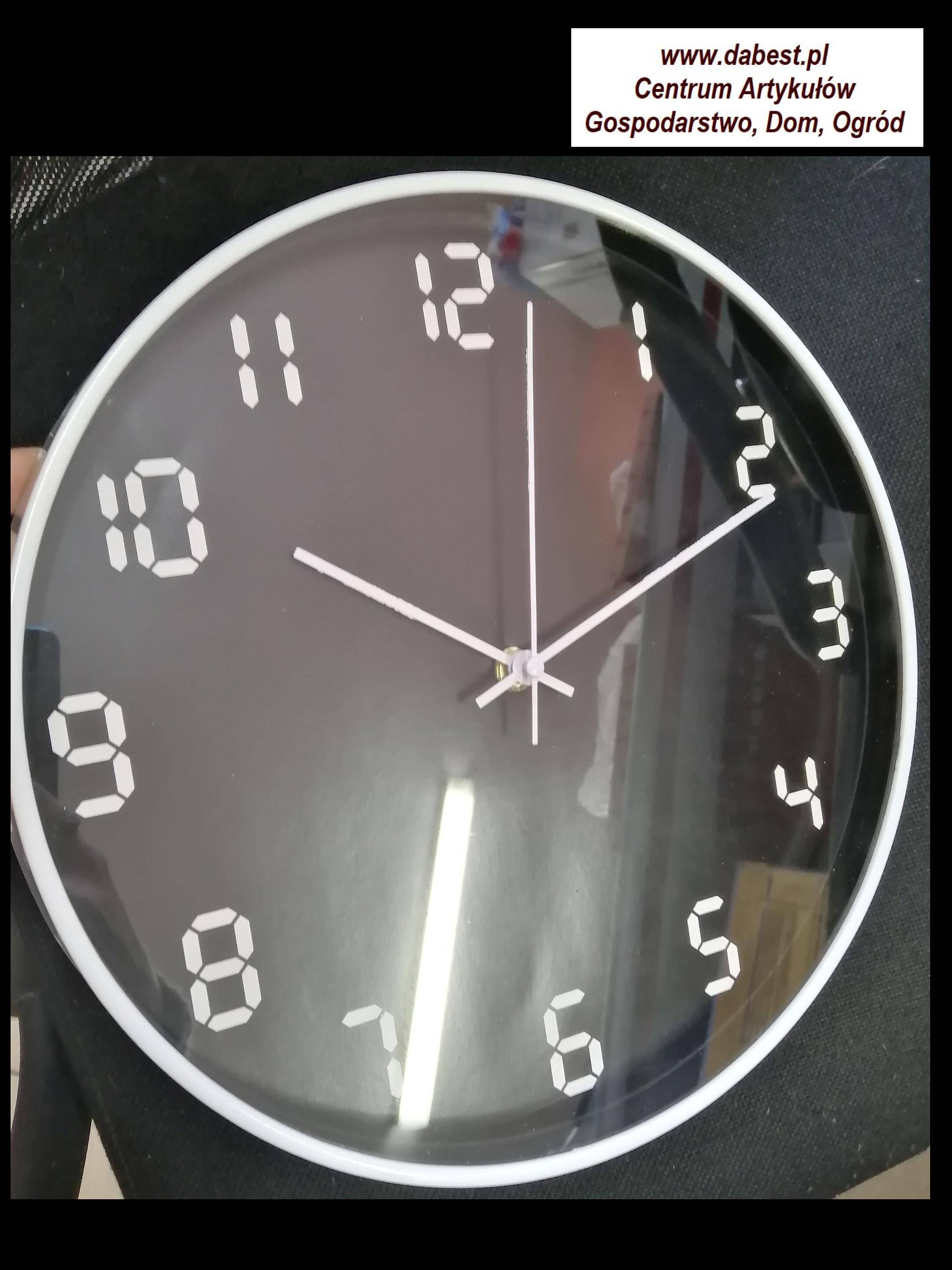 Zegar ścienny okrągły 29cm DI3402