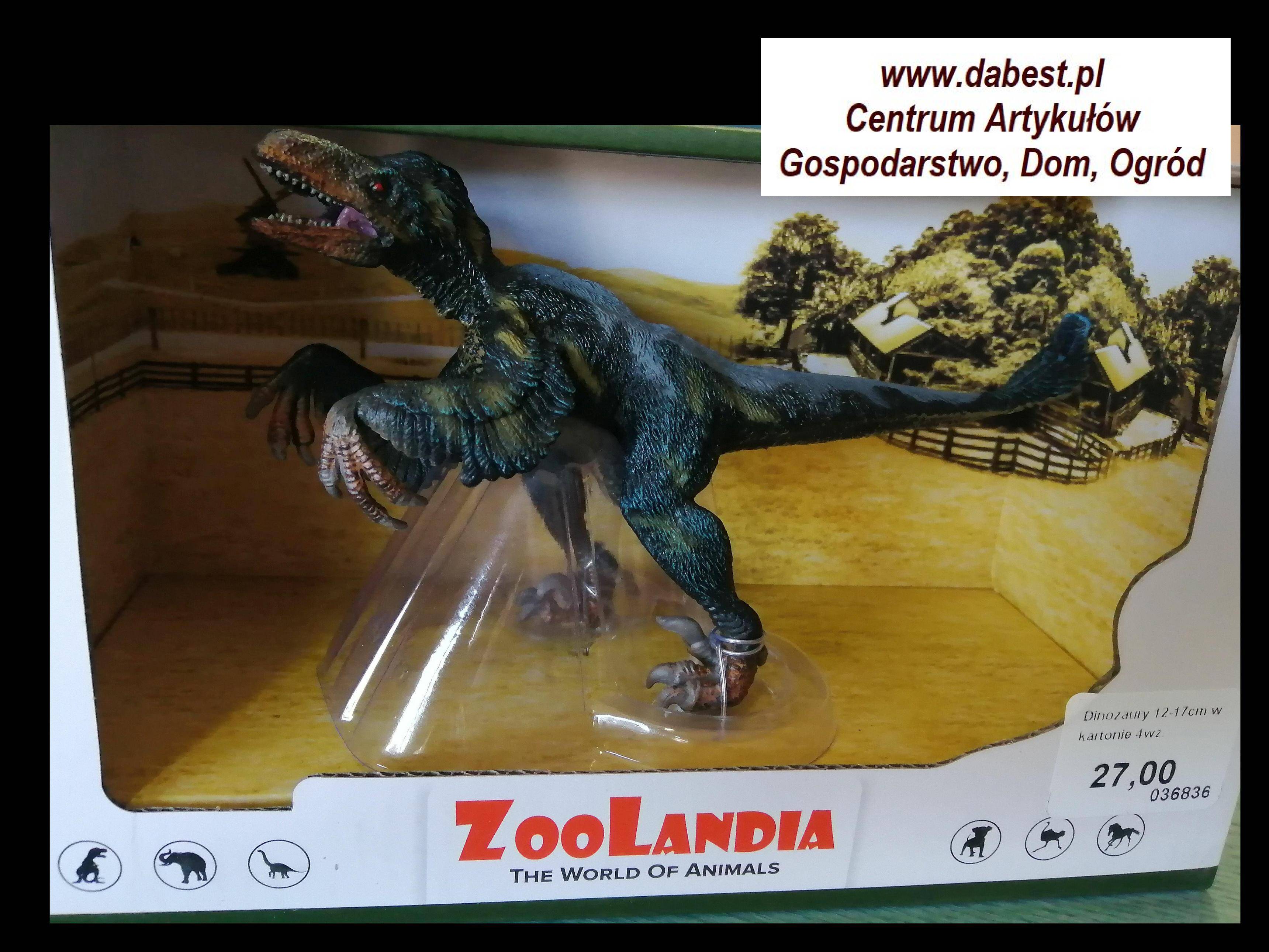 Dinozaur 12-17cm w kartonie