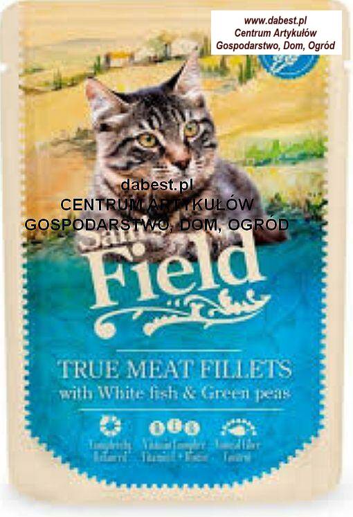 SF CAT WHITE FISH+PEAS sasz.85g dla kota
