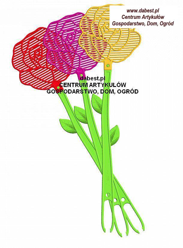 BROS Packa na muchy kwiatek MIX kolorów