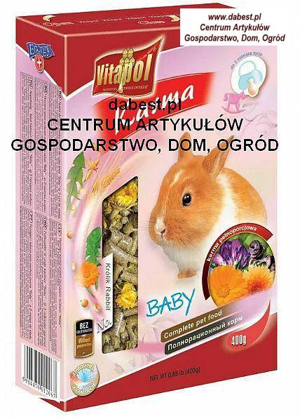VITAPOL-BABY królik 400g karma