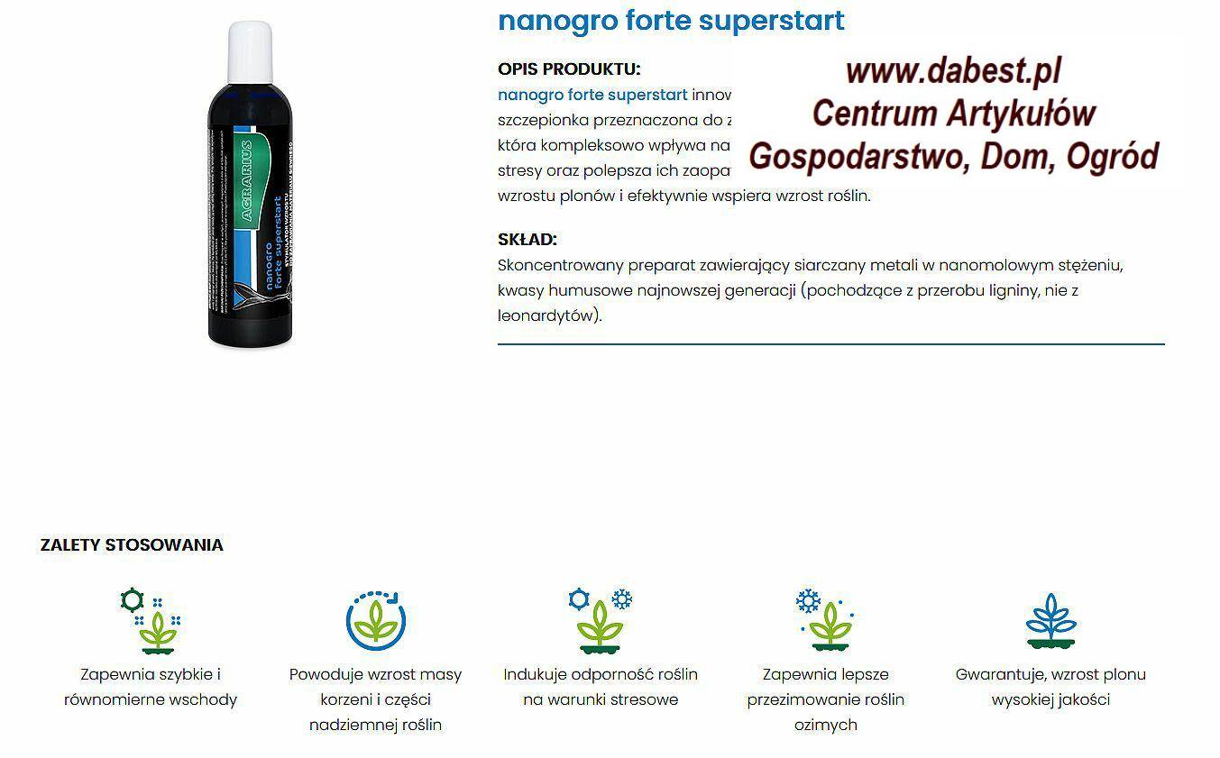 Nanogro Forte Superstart 0,25L