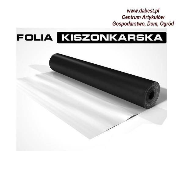 Folia kiszonkarska czarno-biała 6x33m