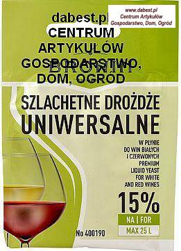 Drożdże winiarskie UNIWERSALNE 20ml