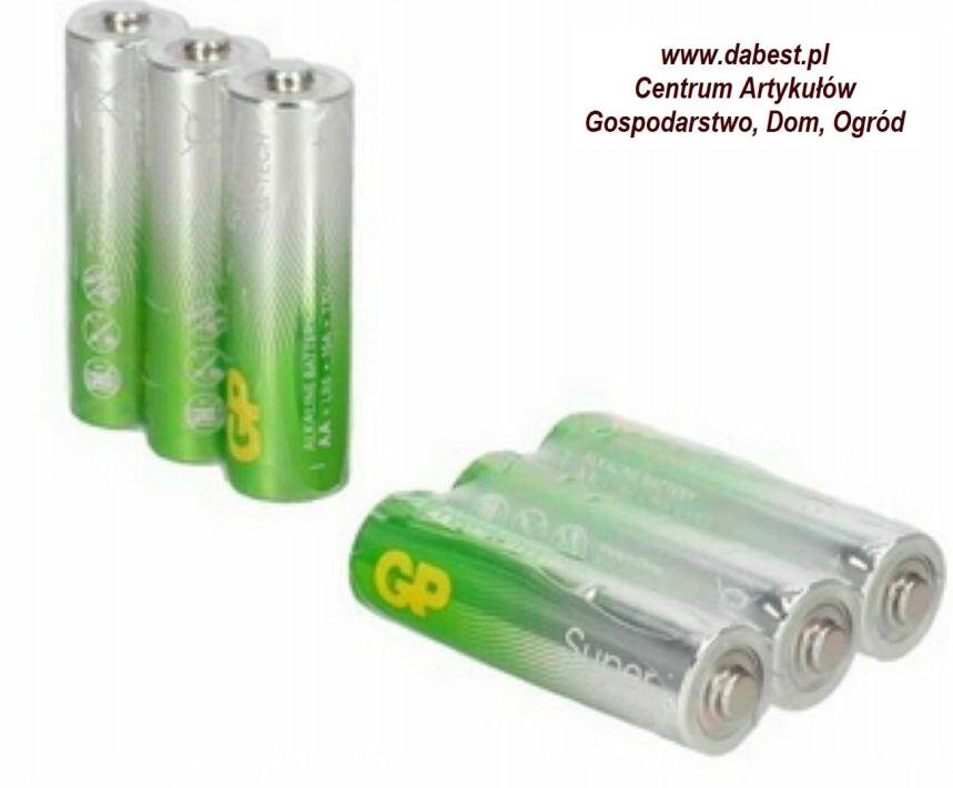 Bateria  GP LR6 ALKALINE 6szt, 50%