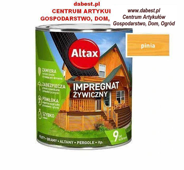 ALTAX Impregnat żywiczny 0,75L  PINIA