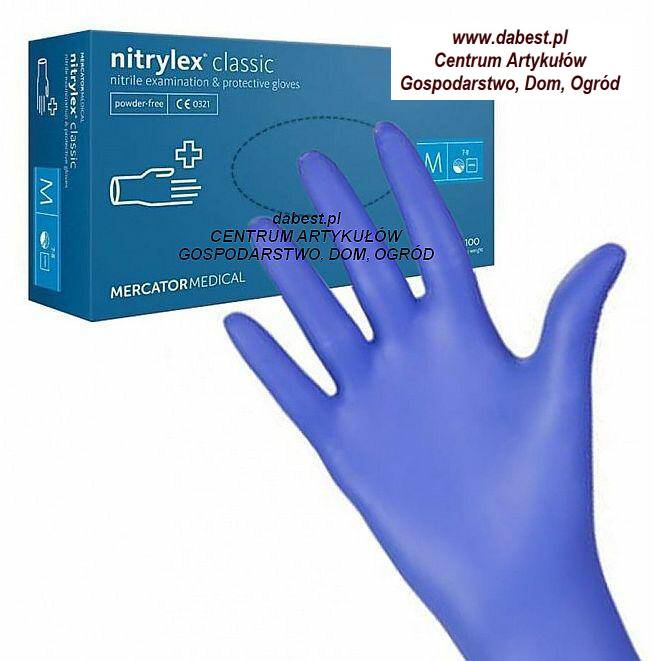 Rękawice NITRYLEX CLASSIC 100szt  rozm.M