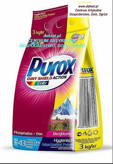 Proszek do prania PUROX 3kg  kolor