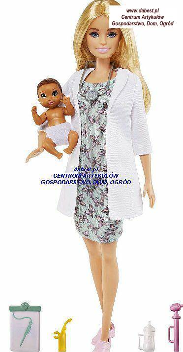 Barbie Lekarz pediatra + bobasek + akces