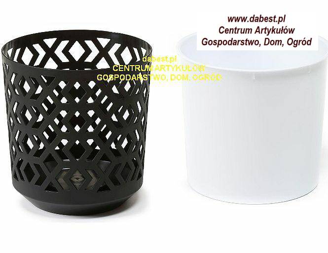 Donica AZTEK 300 k/czarna+w/biały