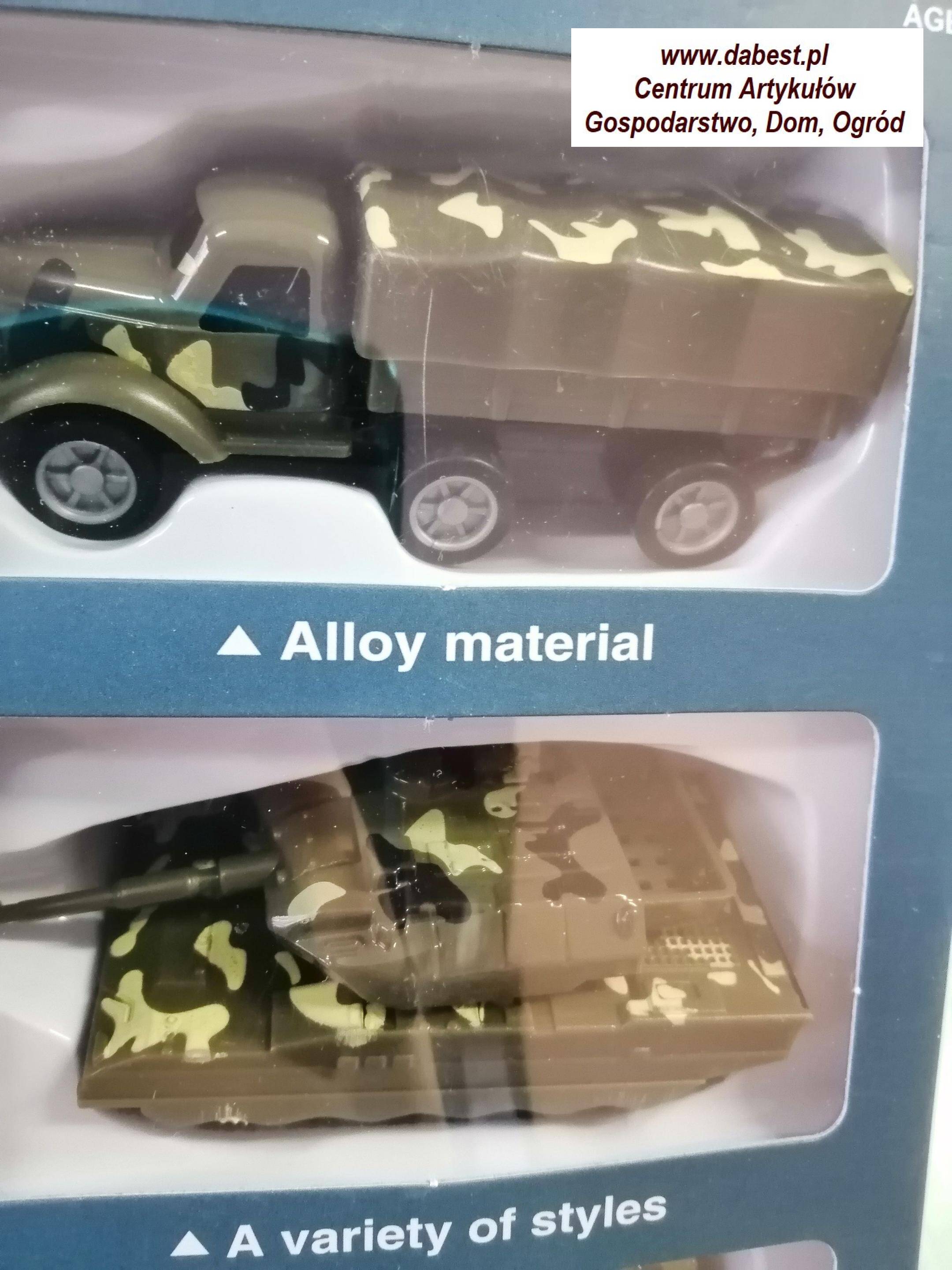 Auto zestaw - 4sztuki wojskowych
