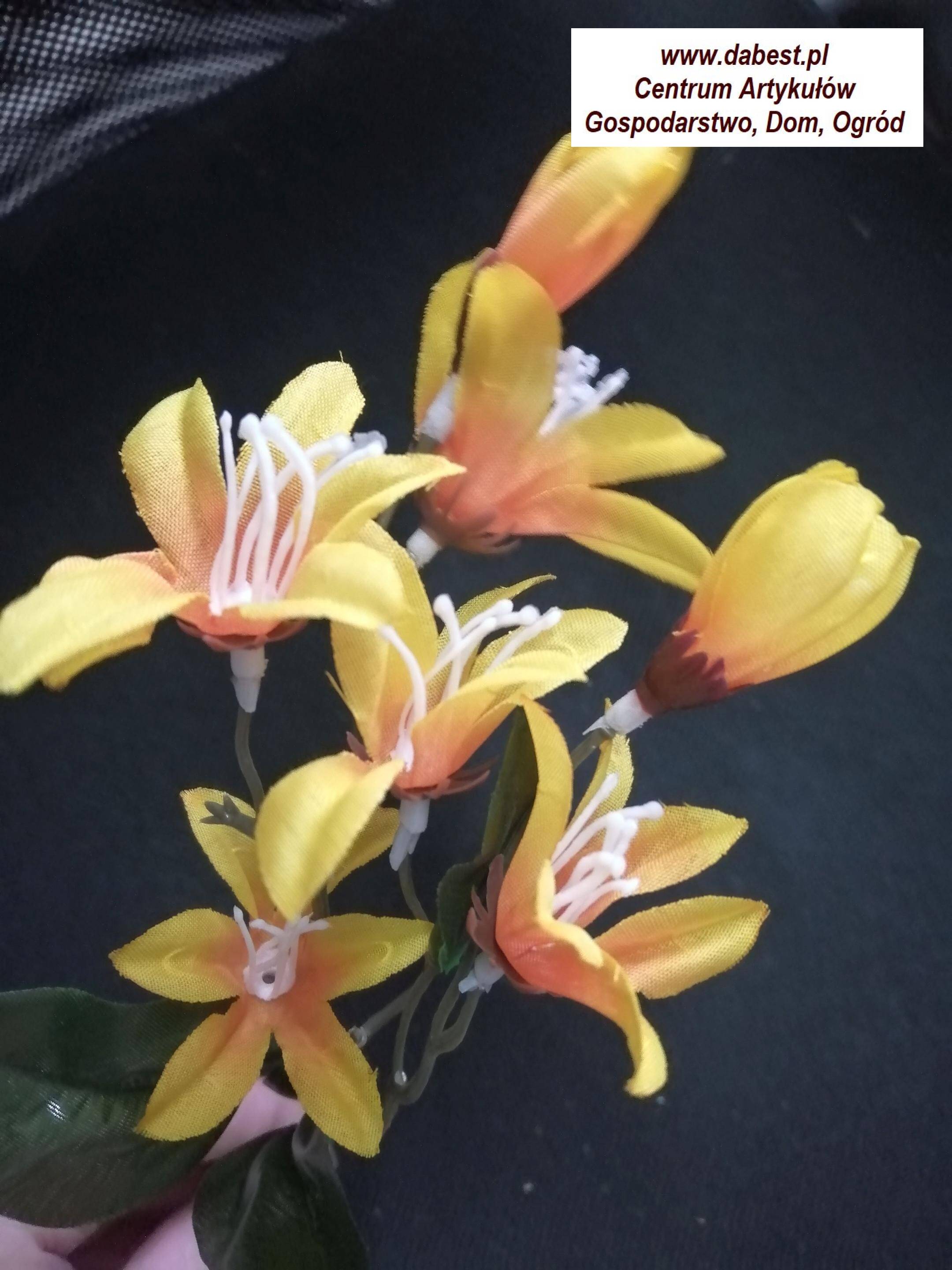 Forsycja kwiat sztuczny 30cm, delikatne