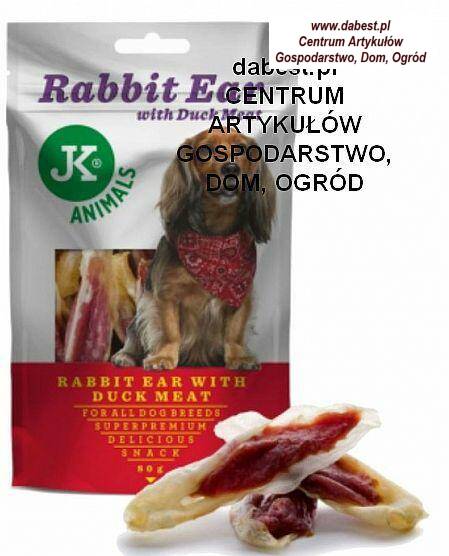 JK-Meat Snack Rabbit ear duck 80g KARMA
