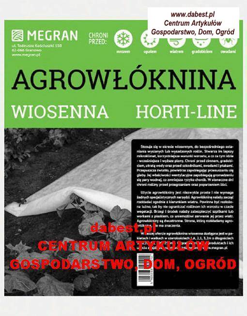 Włóknina wiosenna 1,6 x  5m / biała Agro