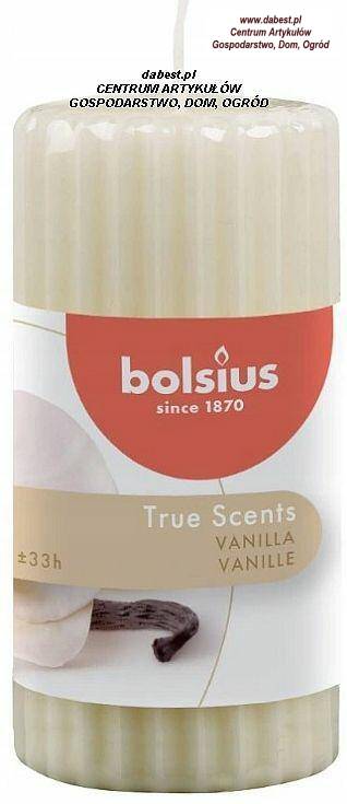 Bolsius świeca zapach 120/58 wanilia