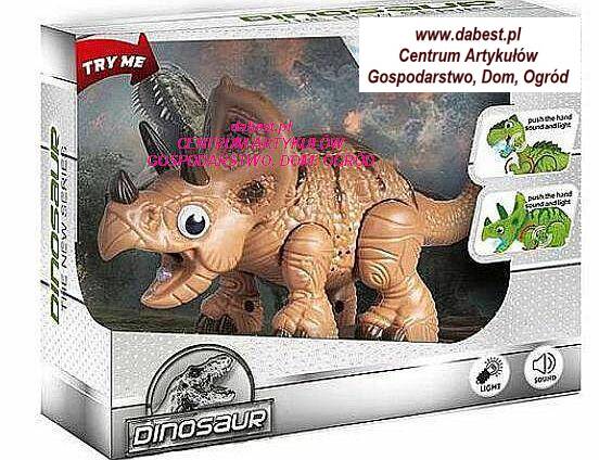 Dinozaur TRICERATOPS plast.s.dźw.kart (Zdjęcie 1)