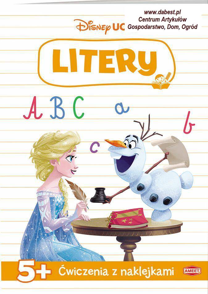 Książka Disney uczy LITERY ABC, Kraina
