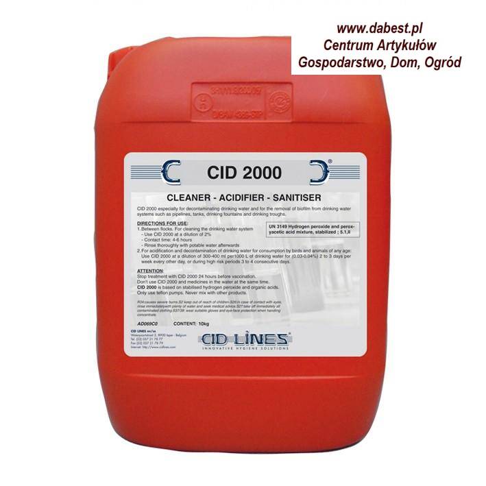 CID 2000 (10L) do dezynfekcji m.in syst.