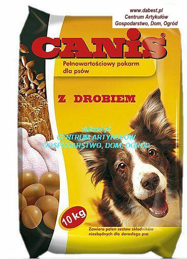 Karma dla psa sucha z drobiem  CANIS 10