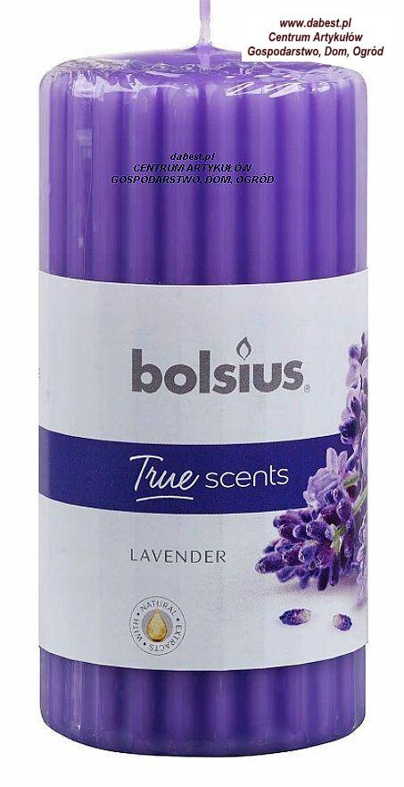 Bolsius świeca zapach 120/58 lawenda