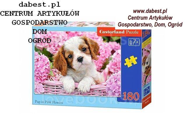 CAS.PUZZLE 180 elementów  PUP IN PINK