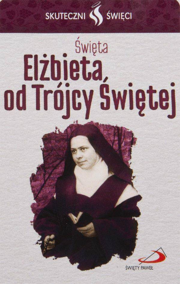 KARTA ŚWIĘTA ELŹBIETA OD TRÓJCY ŚWIĘTEJ