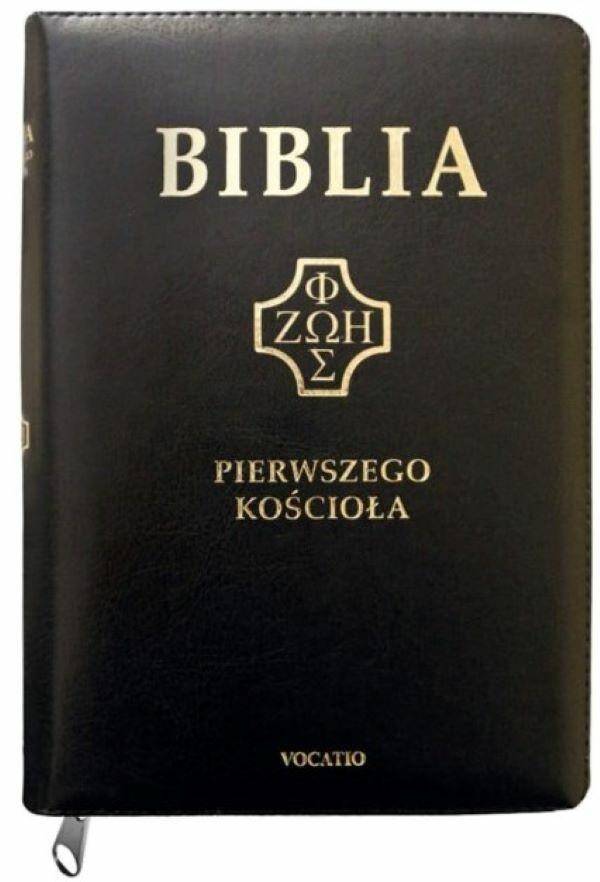 BIBLIA PIERWSZEGO KOŚCIOŁA CZARNA (Zdjęcie 1)