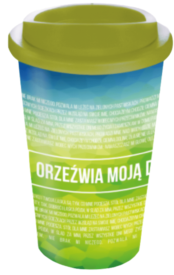 KUBEK TERMICZNY ZIELONY ORZEŹWIA MOJĄ