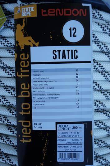 Lina Static 12mm (biała w cętki) (Zdjęcie 5)