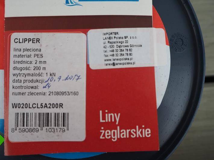 Lina Clipper 2mm (biała w cętki) (Zdjęcie 4)