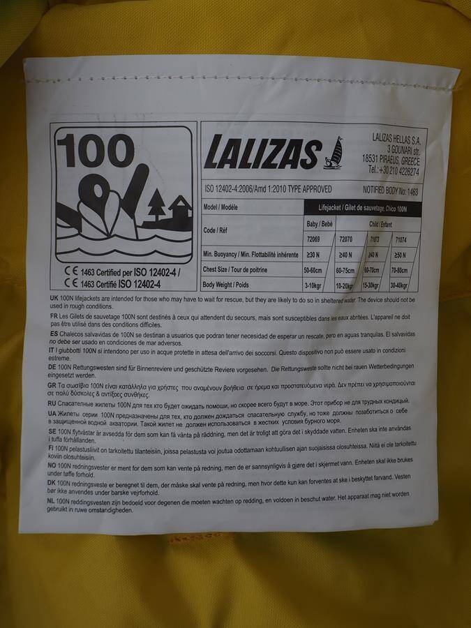 Kamizelka rat. LALIZAS-CHICO 10-20 kg (Zdjęcie 8)
