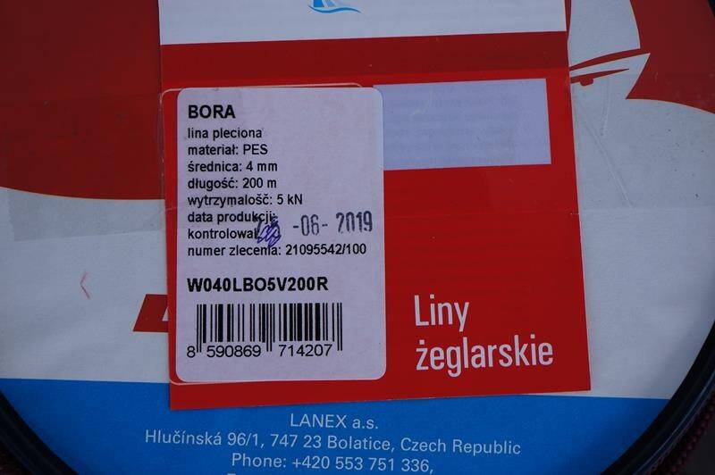 Lina Bora 4mm (bordowa) (Zdjęcie 4)