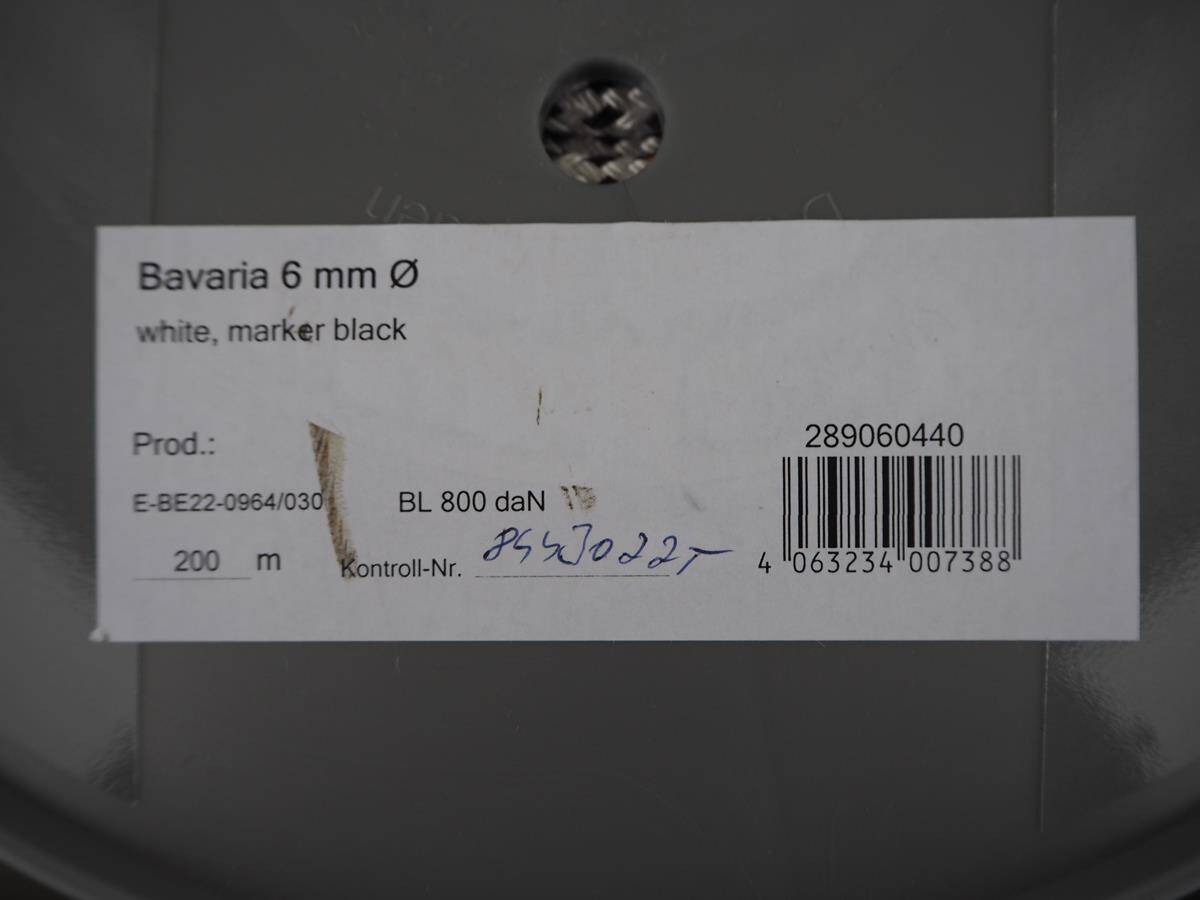 Lina Bavaria 6mm (biała w cętki) (Zdjęcie 4)