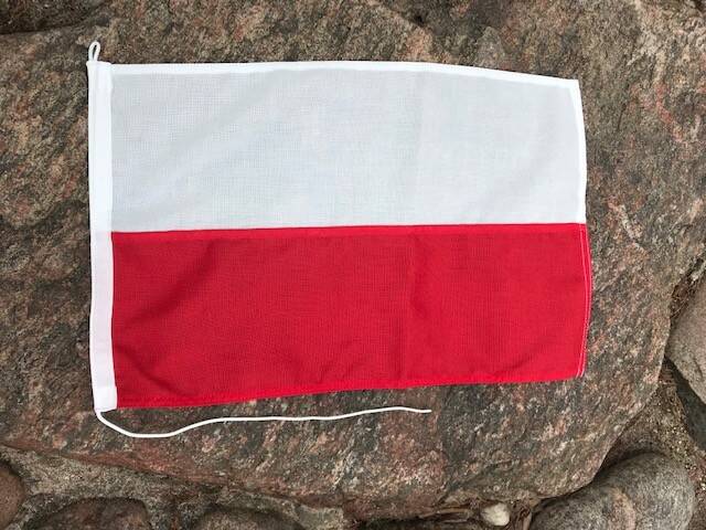 Flaga Polski 30 x 45 cm
