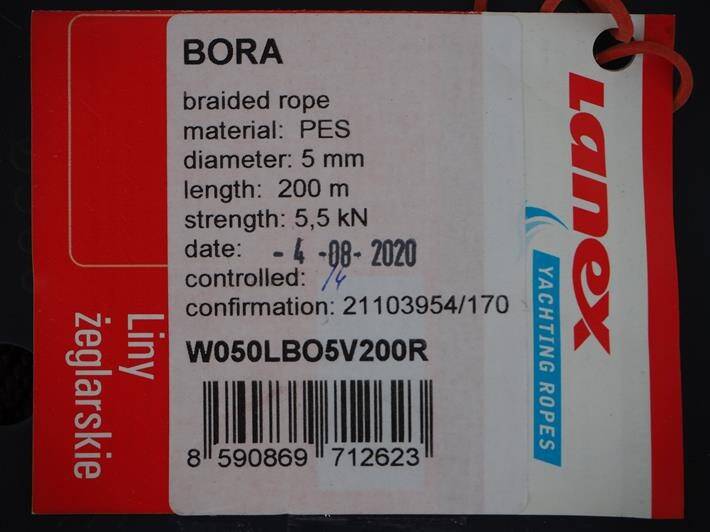 Lina Bora 5mm (bordowa) (Zdjęcie 4)