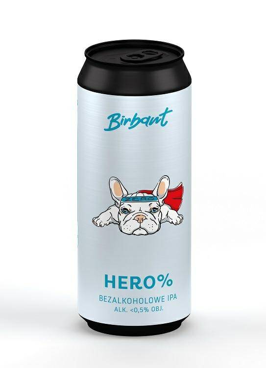 Birbant HERO % 500 ml (puszka) (Zdjęcie 1)