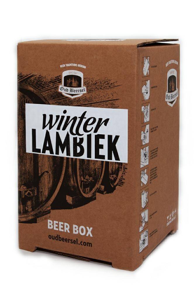 Oud Beersel Beer Box Winter Lambiek 3,1L (Zdjęcie 1)