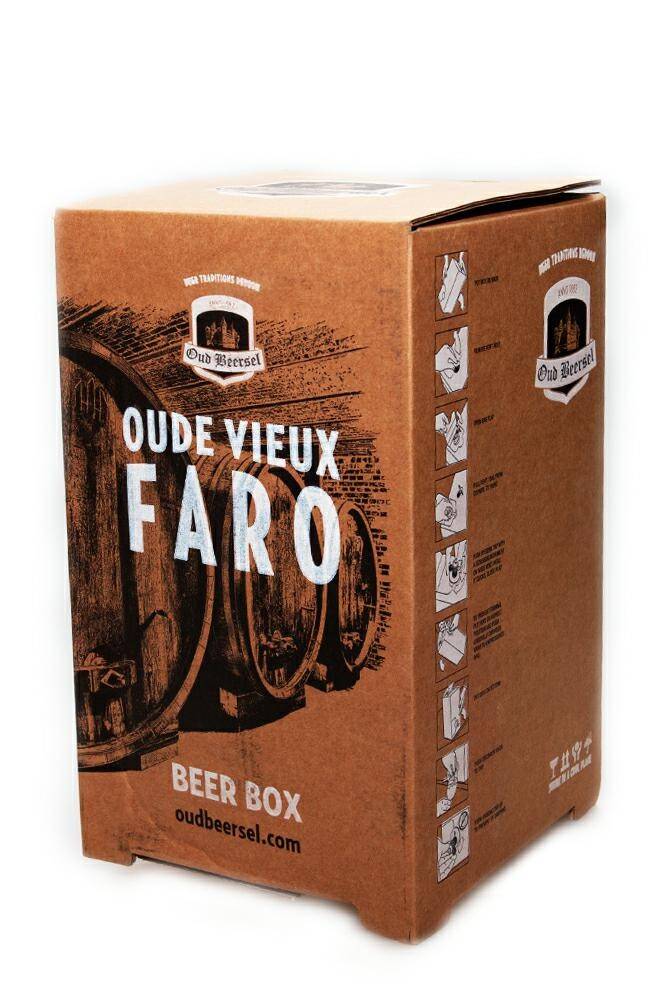 Oud Beersel Beer Box Faro Lambic 3,1L (Zdjęcie 1)