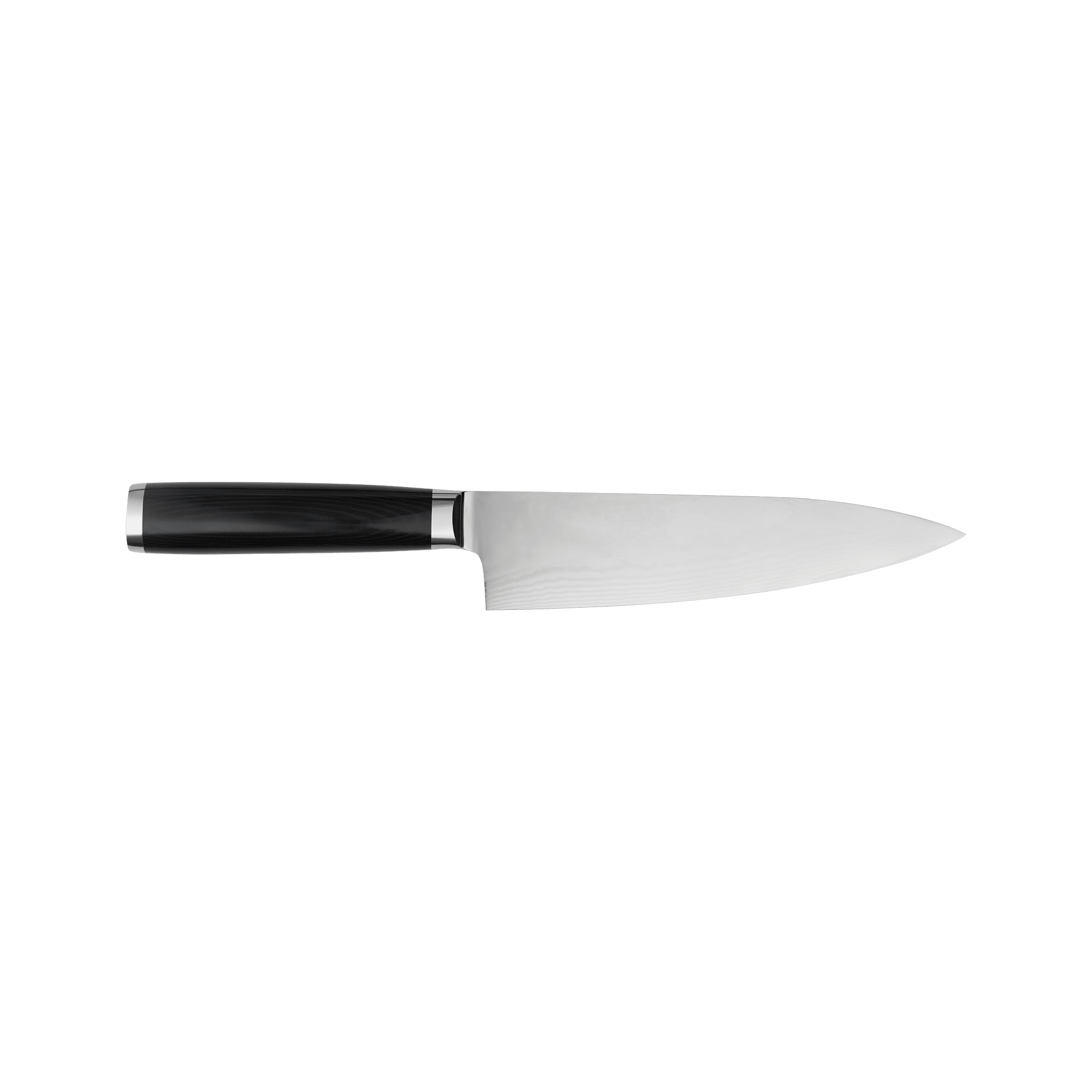 Nóż szefa kuchni ze stali damasceńskiej