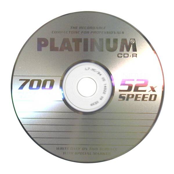 CD-R PLATINUM 700MB (Zdjęcie 1)