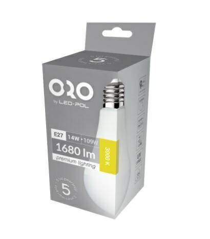 Żarówka ledowa PRENIUM 14W E27 1680lm WW