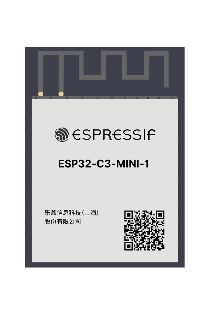 Espressif ESP32-C3-MINI-1(M50FNH0000PH3Q0) - moduł WiFi+BLE