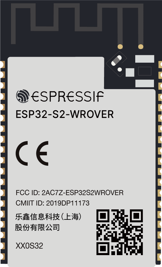 Espressif ESP32-S2-WROVER - moduł WiFi z anteną PCB