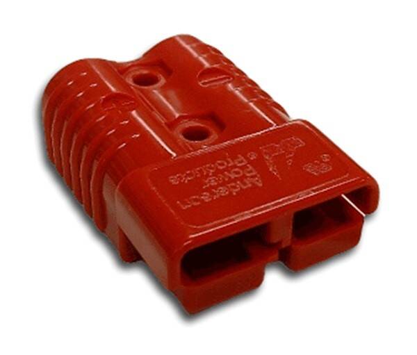 Multipole connector housing Anderson SB120 - red