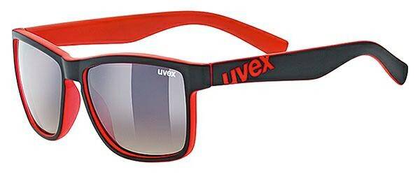 Okulary Uvex Lgl 39 czarno-czerwone