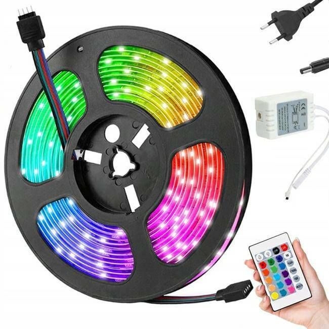Taśma LED wodoodporna ledowa RGB SMD